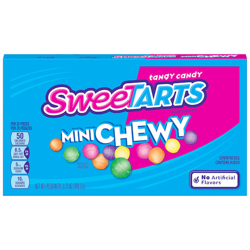 SweeTarts Mini Chewy Candy, 3.75 Ounce, 12 Per Case